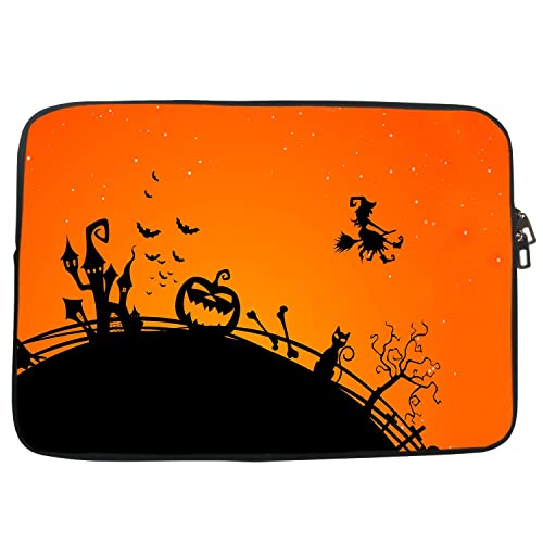 Image of TheSkinMantra Chain Laptop Sleeve Bag Compatible with Laptop /Macbooks /Chrombook /Notebook /Zbook (11.6 Inch (Chain), Horrifying Vampire)