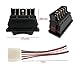 2 X 5 Pin Universal Car Power Window Switch UP/Down Control Lift Momentary Rocker Switch with Wiring Harness 12V 20A (no Backlight)