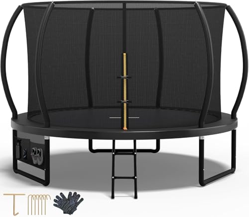 Devoko Trampolin Outdoor Ø 228/305/366/427 cm, GS-Zertifikat,...