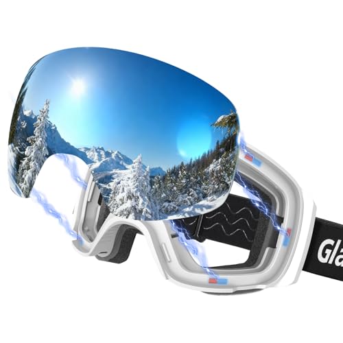 Masque de neige magnétique avec protection UV totale pour le ski alpin