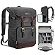 K&F Concept Kamerarucksack Rolltop Fotorucksack Rucksack-Stofftaschen aus Stoff für Spiegelreflexkamera 15 Zoll Laptop