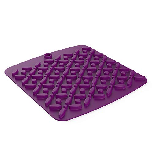 Bekith Silicone Pot Holder, Trivet Mat,jar Opener,spoon Rest and Garlic Peeler (Set of 4) Non Slip, Flexible, Durable, Dishwasher Safe, Heat Resistant Hot Pads