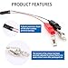 2 Pakcs Electric Fishing Reel Power Cord - 10Ft Battery Connection Cable Fits for Daiwa Tanacom 1000 750 500, Seaborg 500MJ, Shimano, BeastMaster, Leobritz, ForceMaster