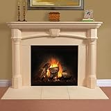 Cast Stone Noncombustible Fireplace Mantel Surround