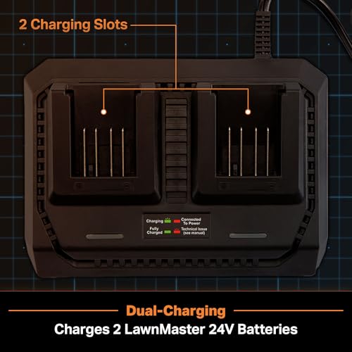 Image of LawnMaster MX24V Dual-Battery Charger - 24LFC15-ETL