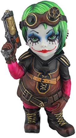 5.75 pulgadas Poly Stone Cosplay Kids Steam Punk Kid con un revólver