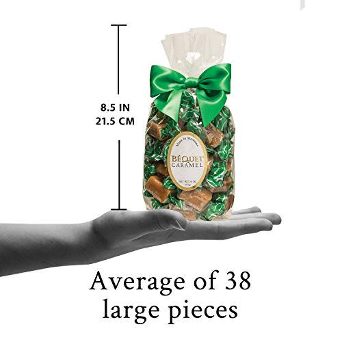 Béquet Caramel - Celtic Sea Salt Caramel - Gourmet Caramel Candy - Salted Caramel Candy Individually Wrapped - Made In Montana - Kosher (Star D) And Gluten Free - 16Oz Gift Bag #TOP1