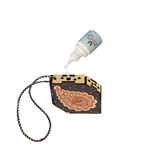 Image of VPLLEX Car Air Freshener Auto Perfume Car Decor Accessory Wood Scent Essential Oil Aroma pendant for Car Mirror Hanging Car Interior Diffusers Exclusive gifts (1 pcs, FLORAL BLSSOAM-FRAGRANCE)