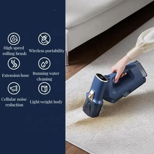 Handheld tapijtreinigingsmachine, oplaadbare tapijtbank, dieptereinigingsapparatuur met Smart Touch Panel, voor meubels, bank, matras, autostoel - Image 4