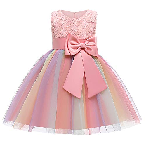 Vestido floral de niña para bodas y fiestas infantiles de verano
