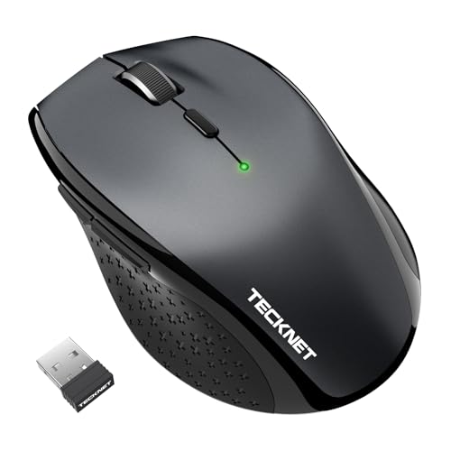 Facile da usare e trasportare: il mouse è plug and play, quindi molto comodo da usare. Non è influenzata nemmeno in luoghi con forti interferenze del segnale wireless, come uffici o aeroporti. La superficie del mouse wireless per laptop è piacevole e liscia e non è facile lasciare impronte digitali.