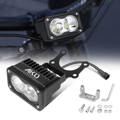 Image of Headlight Kit for Sur-Ron Segway X260 3 inch 20W Combo CREE LED Pods | High Intensity CREE LED Pods, Spot Flood Combo Beam