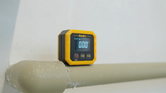 Image of Rechargeable Digital Angle Finder, Digital Angle Gauge with Magnetic Back&Base, ±0.1 Accuracy Protractor Inclinometer Woodworking Tools, IP54, 360 Flip Screen, for Construction, Machinery