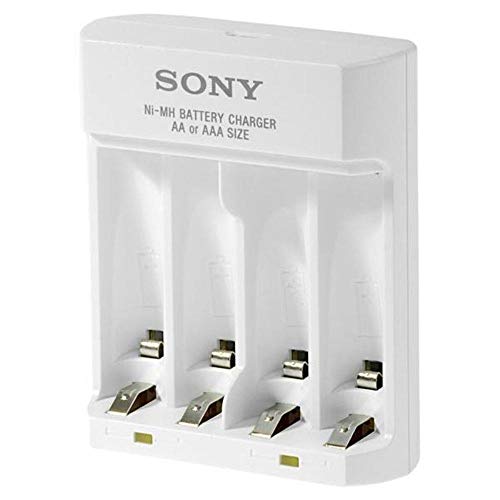 Carregador de Pilhas Sony com 4 Pilhas AA 2500mAh - BCG-34HHU4G