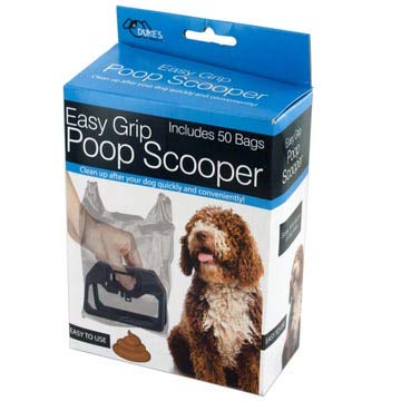 Kole Imports Easy Grip Poop Scopper (Included 50 Bags)