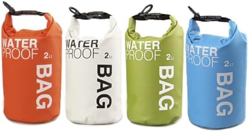 L Waterproof Dry Bag for Fishing and Rafting Orange image 4