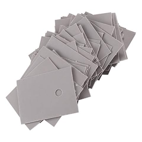 Exanko TO-247 Lamina de aislamiento aislador de silicona transistor 26mmx20mm 50pzs Cover