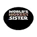 Woke Sister Wokest Sis Stepsister PopSockets Swappable PopGrip
