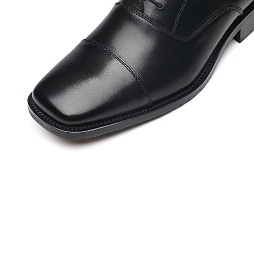 Image of NXT NEW YORK Men's Dress Shoes Lace Up Leather Oxford Shoes for Men Comfortable Classic Modern Formal Business Shoes