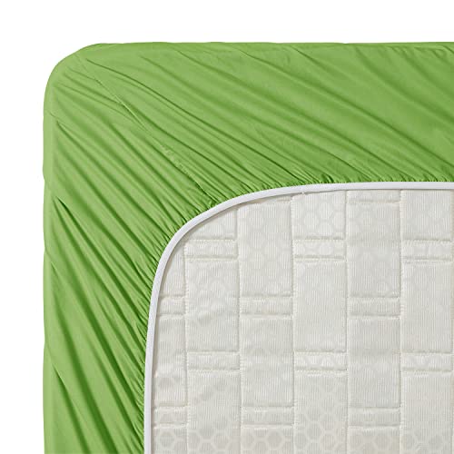 Image of Clara Clark Premier 1800 Deep Pocket Fitted Sheet, Fits up to 16 inch depth - Double Brushed Microfiber.