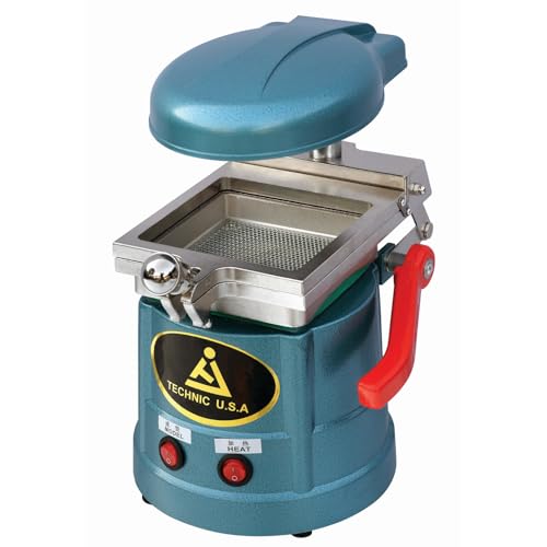 SDent® TUV CE Dental Lab Denture Vacuum Former Forming Molding Machine, 44×35×35cm, Blue