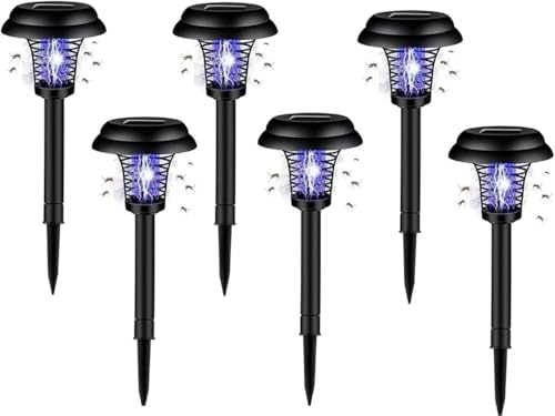 Citybaby電撃殺虫器 ソーラー充電式 殺虫ライト 蚊取り器 防水防塵【IP65】UV誘引+電撃駆除 屋外用 360°強力害虫対策 防雨仕様 虫よけ コバエ対策 庭用蚊取りライト 配線不要 簡単設置 省エネ リビング/屋内/庭/ガーデン/玄関/アウトド