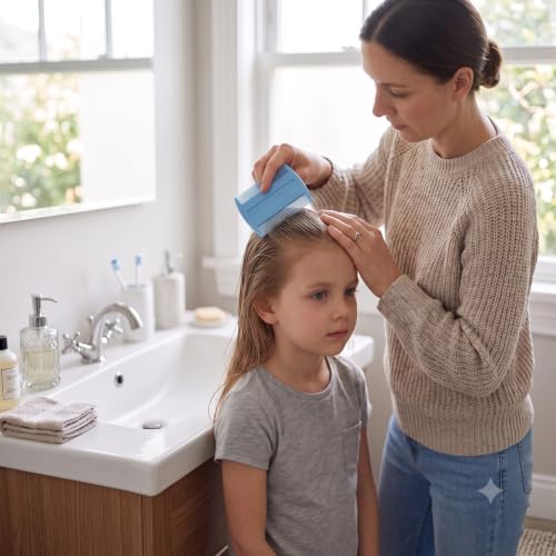 Image of Terminator Lice & Nit Comb for Head Egg Removal (1 Pack) | Micro-grooved stainless steel teeth safely extract stubborn bugs. Ergonomic handle works perfectly on all hair types