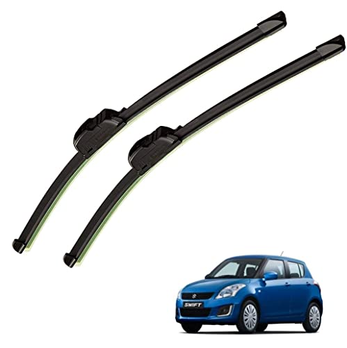 Auto Hub Car Wiper Blade Compatible with Maruti Suzuki Swift (Model-2012-2017), Windshield Car Wiper Blades Maruti Swift - Set of 2 Pcs (D-21,P-19)