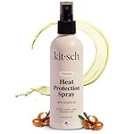Kitsch Heat Protection Spray for Hair – Heat Protectant for Hair with Argan Oil – Styling Hair Spray for Frizz Control, Shine & Damage Protection – Protects Strands | Ideal Gifts for Women – 6.8oz