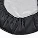 Amooca Spare Tire Cover Thickening PVC Leather Automotive Wheel Cover Universal Fit for SUV Truck Camper Trailer RV JP FJ Waterproof Sun Rain Snow Tire Protector Black 27-29 inch