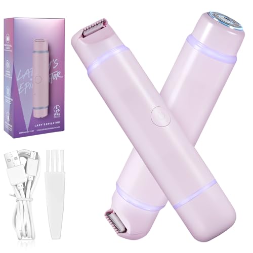 Ghekkli Rasoir Intime Pour Femmes 2026 – Rasoir électrique 2 en 1 Pour Femmes pour Le Maillot et le corps, Etanche IPX7, Indolore, Rose