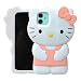iPhone 7 Plus Case, iPhone 8 Plus Case, Phenix-Color 3D Cute Cartoon Soft Silicone Hello Kitty Gel Back Cover Case for Apple iPhone 7 Plus 2016 / iPhone 8 Plus 2017 Case Amp Prime (16)