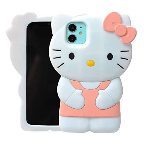 iPhone 7 Plus Case, iPhone 8 Plus Case, Phenix-Color 3D Cute Cartoon Soft Silicone Hello Kitty Gel Back Cover Case for Apple iPhone 7 Plus 2016 / iPhone 8 Plus 2017 Case Amp Prime (16)