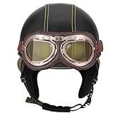★ Sciarpa in pelle rimovibile: rimovibile in estate e calda in inverno. Visiera rimovibile. Protegge da sole e pioggia. La visiera può essere installata utilizzando tre pulsanti nascosti sulla parte anteriore del casco. Quindi non devi preoccuparti di cadere.