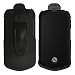 Cbus Wireless Black Holster Case w/ Ratcheting Belt Clip for Kyocera DuraXV Plus / Dura XV+