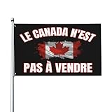 Flagge „Le Canada N'Est Pas à Vendre“, 91 x 152 cm, Hausbanner, Außenschild für Bootswerft
