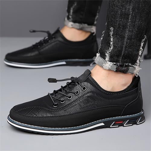 Zapatos casuales para hombre planos para evitar el cansancio en la oficina 2
