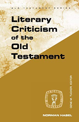 Literary Criticism of Old Testament (Guides to Biblical Scholarship Old Testament)