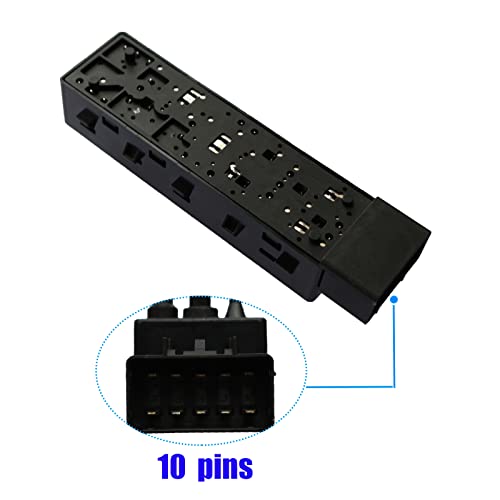Pahhu Power Seat Switch Replacement For 2007-2012 Nissan Altima/2012-2019 Nissan Nv1500 2500 3500, Driver Side Switch Power Seat Adjuster Recliner Switch Oe#87066-Ja03A #TOP3