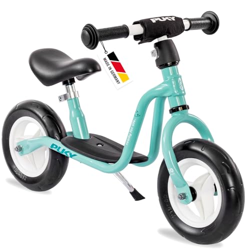 PUKY LR M Aqua Green | Laufrad ab 2 Jahre | Kinderspielzeug ab 2 Jahre | Balance Bike | Kinderroller mit Trittbrett | Lauflernrad mit Sicherheitslenkergriffen | Höhenverstellbarer Lenker & Sattel