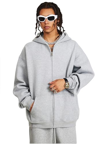 Men's Velvet Wool Sweater - Full Zipper Velvet Wool Sweater Spring and Autumn Velvet Hooded Cardigan Sweater3