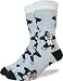 Good Luck Sock Men's Gorilla Crew Socks - Grey, Adult Shoe Size 7-12