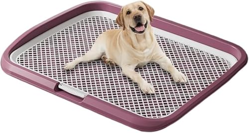 Zxyler トイレトレー 犬トイレ大型犬用平板ハイフェンス飛沫防止犬用小便器