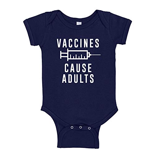 Vaccines Cause Adults Baby Bodysuit/Toddler T-Shirt Pro Vaccination Baby One Piece
