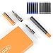 GC QUILL Fountain Pen Set – Fine Nib with 12 Ink Cartridges and Ink Refill Converter, Pen Gift Set for Writing Journaling Calligraphy– MU-12