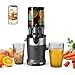 Zachvo Entsafter, Slow Juicer mit 130mm Breite Fütterungsröhre für Ganze Gemüse und Obst Testsieger, 220W Kaltentsafter aus Tritan BPA-frei, Leicht zu Reinigender Juicer, Inkl. Saftrezepte