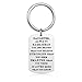 Birthday Gift Family Keychain - Stainless Steel Best Friend Unisex Gifts Motivational Jewelry Inspirational Key Chain for Graduation(Daughter)
