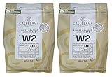 Callebaut Belgian Chocolate Callets | 2 Pack of 5.51 Bags (2.5KG) (White Chocolate)