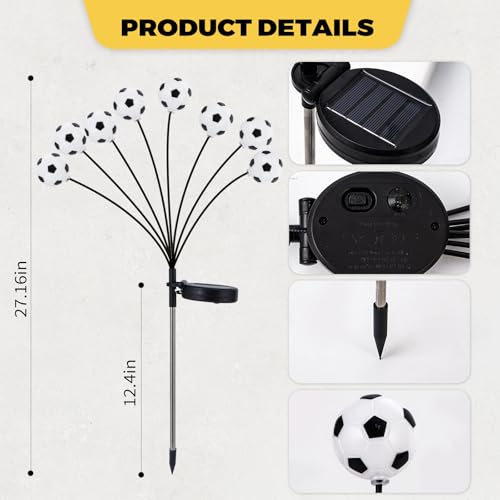 50% Off Solar Football Garden Lights for World Cup Decor - Image 5