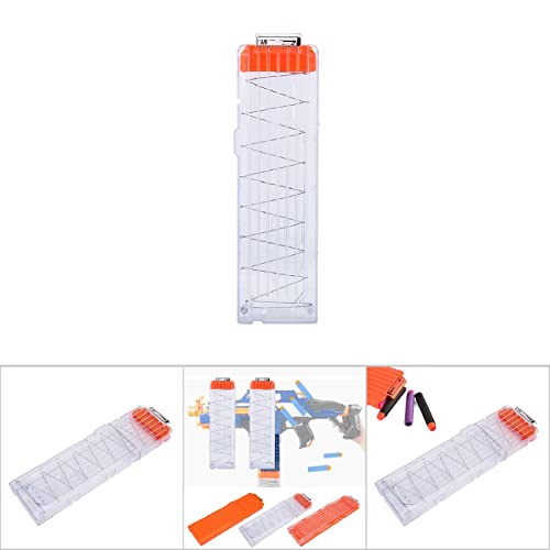 18 Dart EVA Soft Shooting Ball Clip Dardos Plástico Gun Toy Cartridge Holder para Elite Series Bulle